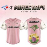 Minecraft X Blue Jays Pink Jersey – Limited Edition Movie Night Gear!