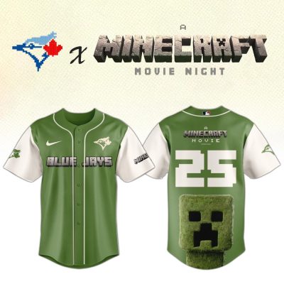 Exclusive Blue Jays X Minecraft Jersey - Limited Edition Movie Night Apparel