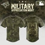 Custom Blue Jays Military Camo Jersey - Personalized For Armed Forces Day