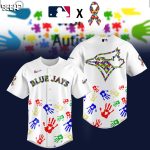 Blue Jays Autism Awareness Jersey - Limited Edition Mlb Puzzle Design