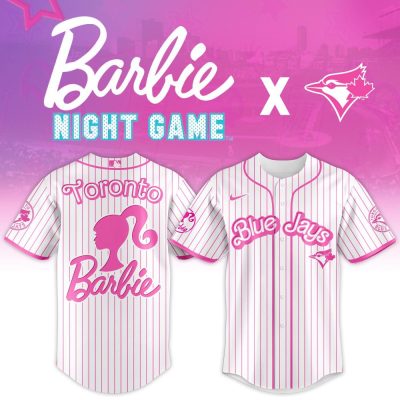 Limited Edition Barbie X Blue Jays Pink Jersey – Celebrate In Style!