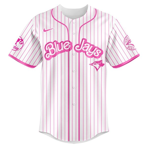 Limited Edition Barbie X Blue Jays Pink Jersey – Celebrate In Style!