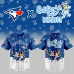 Limited Edition Blue Jays X Bluey Night Jersey – Perfect For Fans & Collectors!