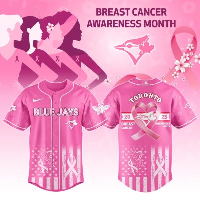Limited Edition Pink Blue Jays Jersey - Support Breast Cancer Awareness Month