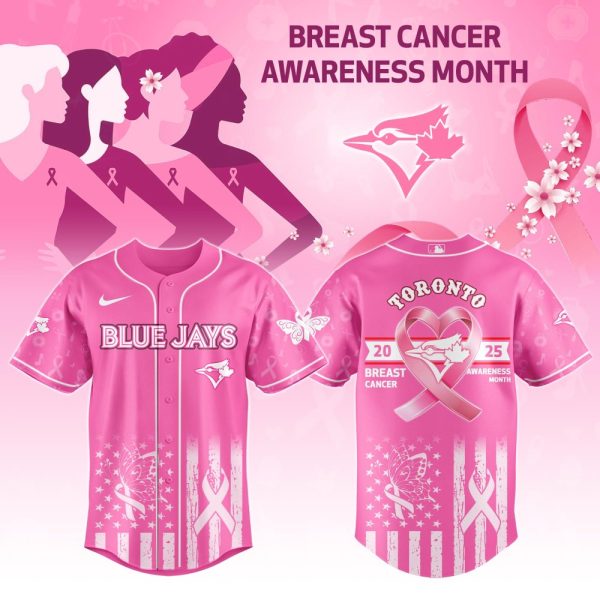 Limited Edition Pink Blue Jays Jersey - Support Breast Cancer Awareness Month