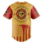 Limited Edition Firefighter Appreciation Blue Jays Jersey – Honor Heroes Now!