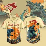 Limited Edition Blue Jays Godzilla Jersey - Bold Graphic Design & Premium Quality