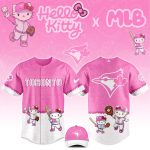 Hello Kitty X Mlb Toronto Blue Jays Pink Jersey – Cute Baseball Fan Gear!