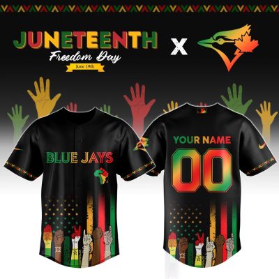 Custom Blue Jays Juneteenth Jersey - Celebrate Freedom Day With Personalization