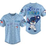 Stitch Blue Jays Baseball Jersey - Fun Cartoon Sportswear For Fans