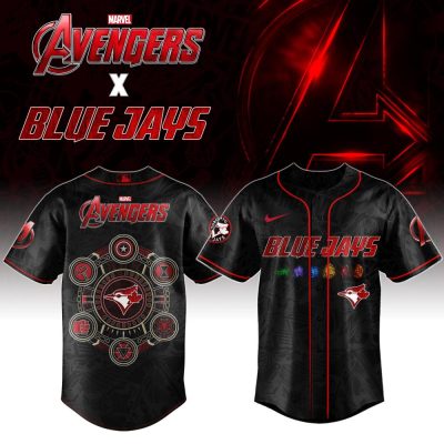 Marvel Avengers X Blue Jays Limited Edition Jersey - Unleash Your Superhero Style!