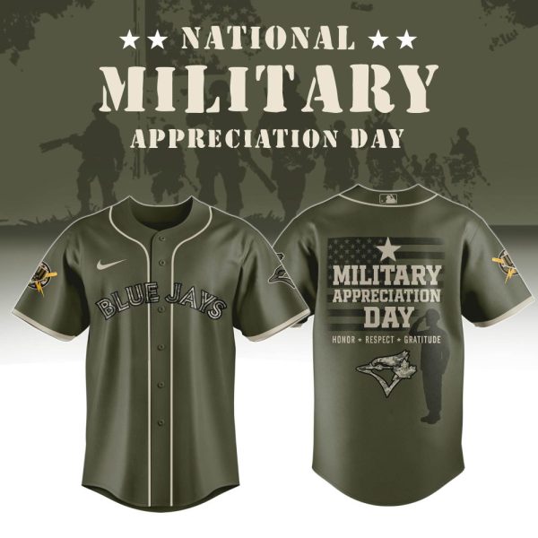 Blue Jays Military Appreciation Day Jersey - Honor & Respect Edition - Limited Stock!