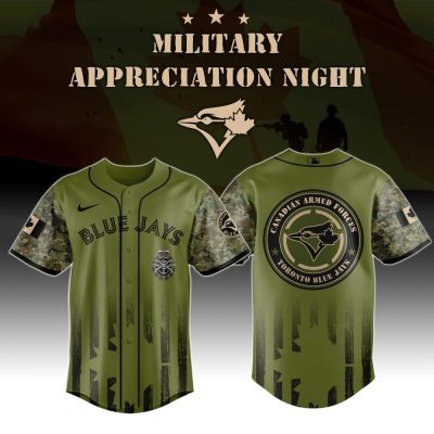Limited Edition Blue Jays Military Appreciation Jersey - Honor & Support In Style!