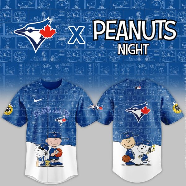 Limited Edition Blue Jays X Peanuts Jersey – Celebrate In Style With Snoopy & Charlie Brown!