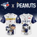 Limited Edition Blue Jays X Peanuts Jersey - Snoopy & Friends Baseball Shirt