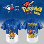 Exclusive Blue Jays X Pokémon Go Night Jersey – Pikachu & Friends Design