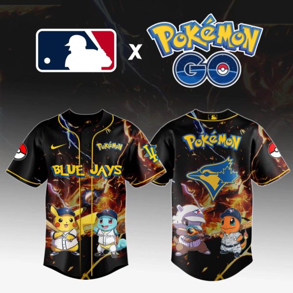 Limited Edition Pokémon X Mlb Blue Jays Jersey – Catch All The Style!