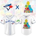 Limited Edition Blue Jays X Sesame Street Jersey - Unisex Mlb Fan Gear For Kids & Adults