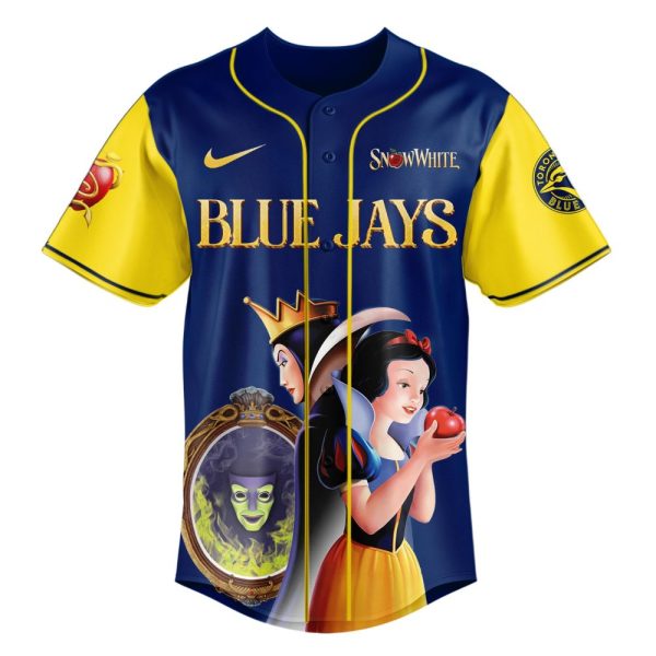 Limited Edition Snow White X Mlb Blue Jays Jersey – Collectible Disney Baseball Gear!