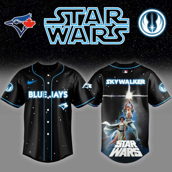 Star Wars X Blue Jays Limited Edition Jersey - Skywalker Design, Perfect For Fans!