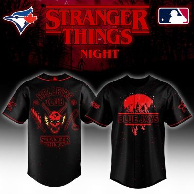 Exclusive Blue Jays X Stranger Things Night Jersey – Limited Edition Fan Gear!