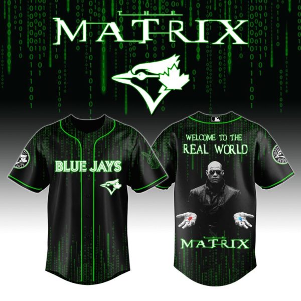 Matrix-Inspired Blue Jays Jersey - Limited Edition Fan Gear , Unleash Your Style