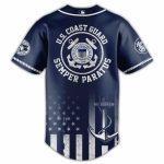 Stylish Blue Jays Coast Guard Jersey - Patriotic Design, Perfect For Fans!