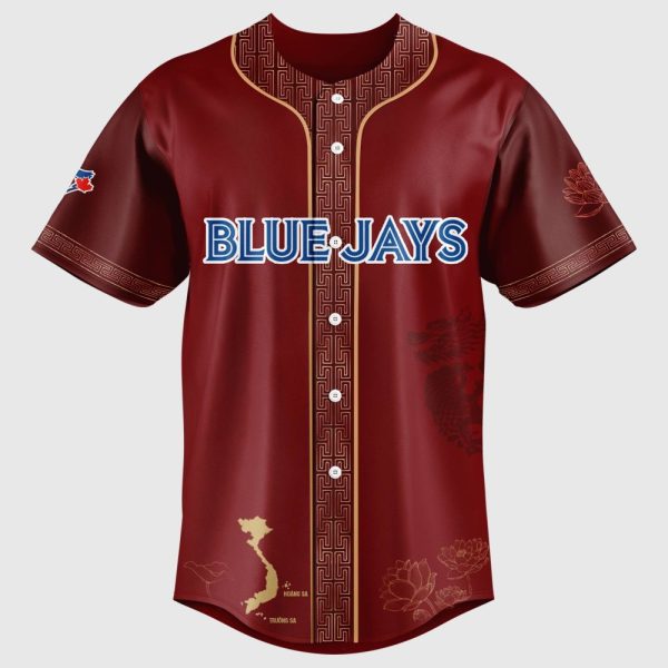 Celebrate Vietnamese Heritage Day With Limited Edition Blue Jays Jersey - Unique Cultural Design