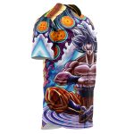 Vibrant Anime Warrior Graphic T-Shirt - Dragon Ball Inspired Design Tee