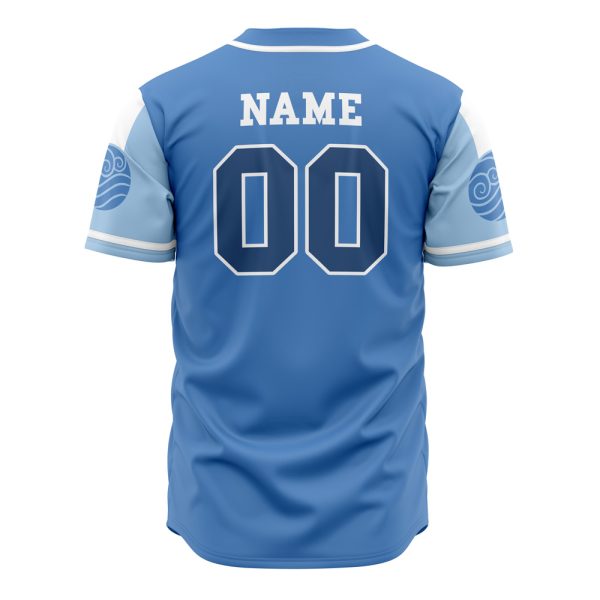 Custom Waterbenders Baseball Jersey - Personalized Name & Number - Blue Sports Fan Gear