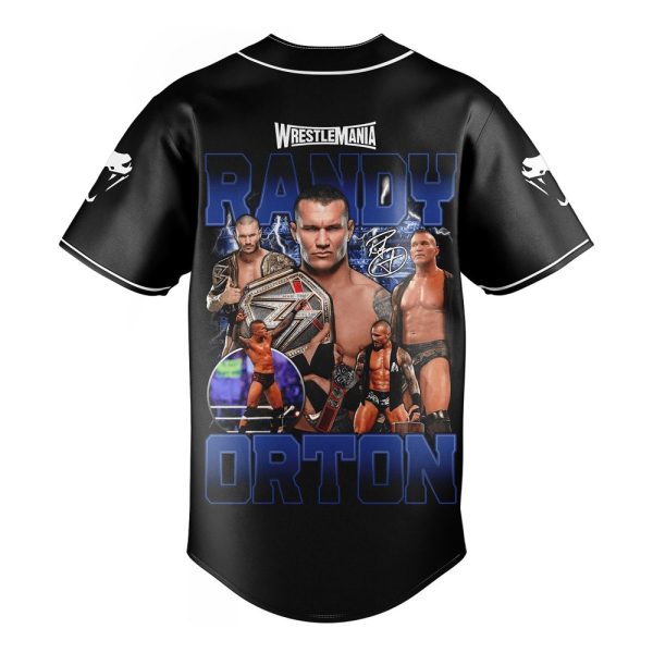 Randy Orton Wrestlemania Graphic T-Shirt - Iconic Wwe Design For Fans