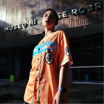 Anime-Inspired Z Fighters Baseball Jersey - Bold Orange & Blue Design For Fans