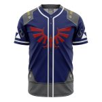 Epic Gamer Baseball Jersey - Blue & Red Design , Unisex Cosplay Shirt For Fans