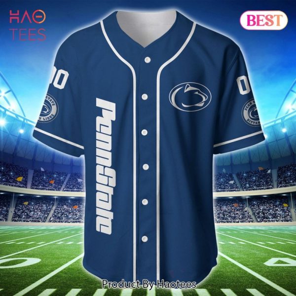 Customizable Blue Baseball Jersey - Add Your Name & Number - Perfect For Sports Fans!