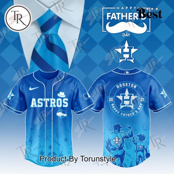 Astros Father'S Day 2025 Blue Jersey – Perfect Gift For Dad, Celebrate In Style!