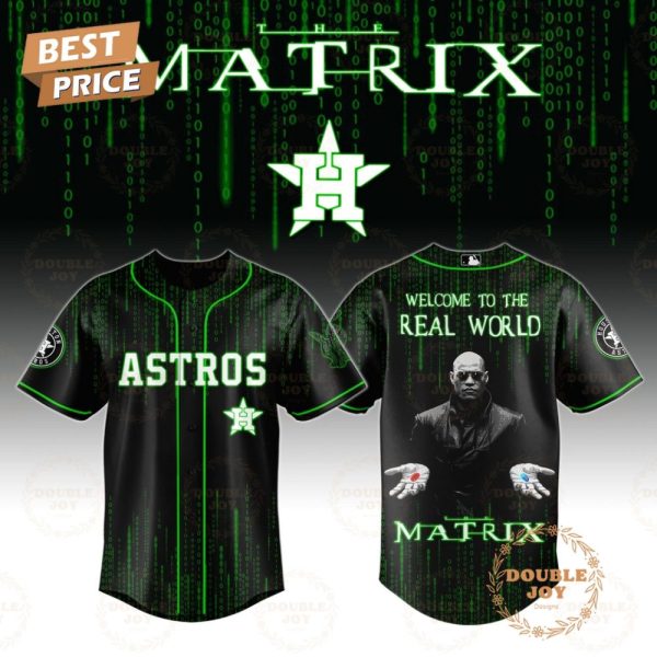 Houston Astros X Matrix "Welcome To The Real World" 2025 Special Edition Baseball Jersey