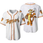 Playful Tiger Baseball Jersey - Fun Cartoon Design For Fans & Kids