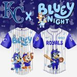 Kansas City Royals Mlb X Bluey And Bingo Special Edition Custom Baseball Jersey