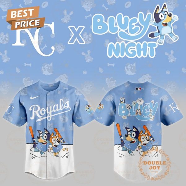 Kansas City Royals Mlb X Bluey Night 2025 Limited Edition Baseball Jersey