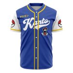 Limited Edition Blue Kanto Baseball Jersey - Pokémon Fans' Must-Have Apparel!