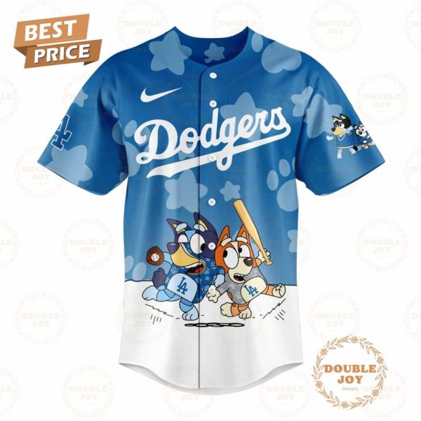 Los Angeles Dodgers Mlb X Bluey Night 2025 Limited Edition Baseball Jersey