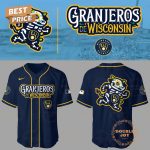 Milwaukee Brewers Granjeros De Wisconsin 2025 Special Edition Baseball Jersey - Blue