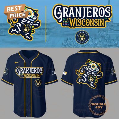 Milwaukee Brewers Granjeros De Wisconsin 2025 Special Edition Baseball Jersey - Blue