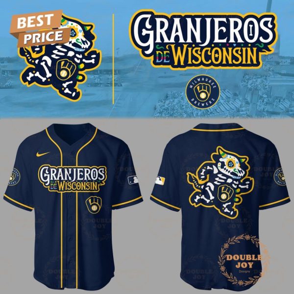 Milwaukee Brewers Granjeros De Wisconsin 2025 Special Edition Baseball Jersey - Blue