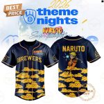 Milwaukee Brewers X Naruto 2026 Baseball Jersey - Blue