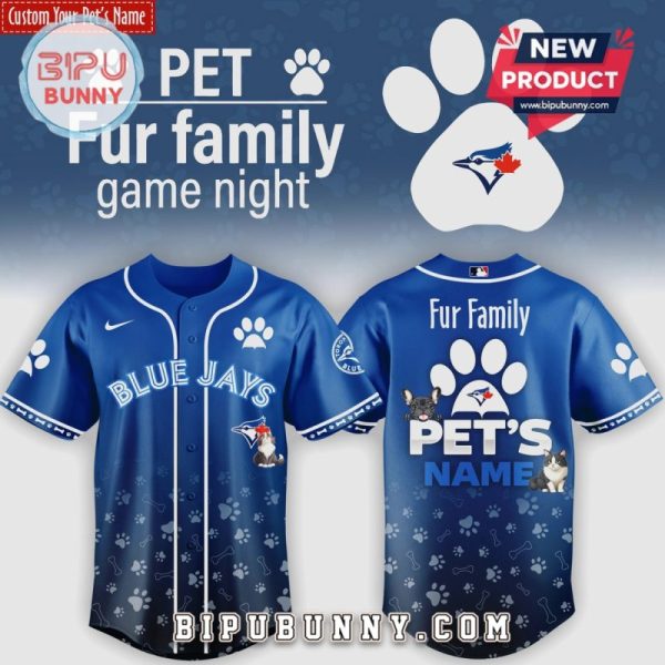 Custom Blue Jays Pet Jersey - Personalize For Your Fur Family Game Night!
