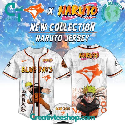 Toronto Blue Jays Mlb X Naruto Limited Edition Baseball Jersey