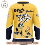 Nashville Predators Bluey And Bingo Jersey