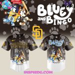 San Diego Padres Bluey And Bingo Special Brown Jersey