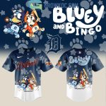 Bluey & Bingo Detroit Tigers Baseball Jersey - Fun & Unique Gift For Kids & Fans!